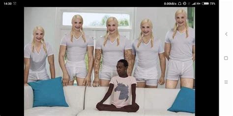 1 Girl 5 Black Guys 5 black guys and blonde Memes - Imgflip